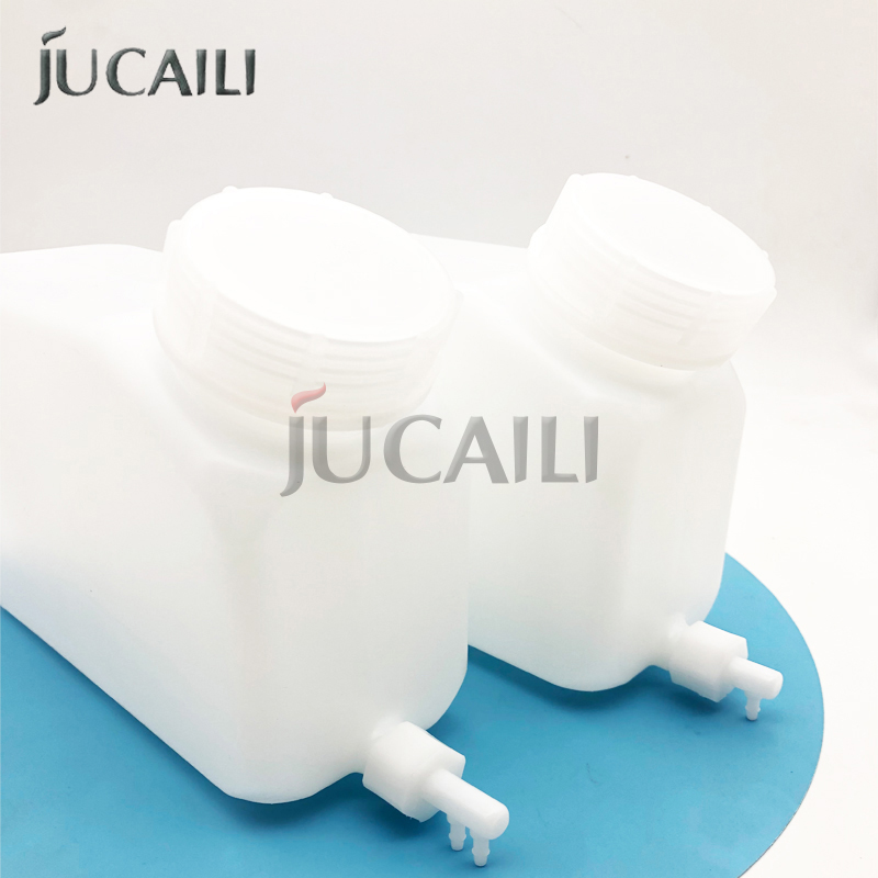 Eco Solvent Ink Cartridge - 1500ML Tinta Putih Sirkulasi Tunggal/Ganda DTF