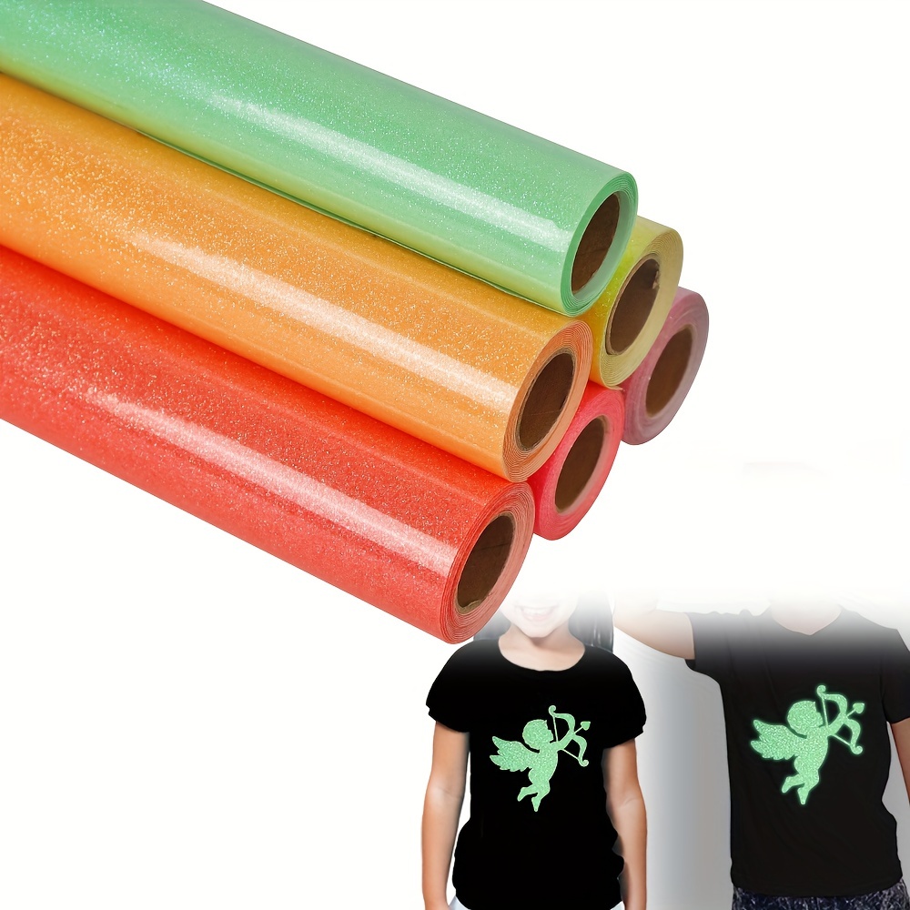 Heat Transfer Vinyl Roll - Roll Vinyl Transfer Panas Glitter HTV