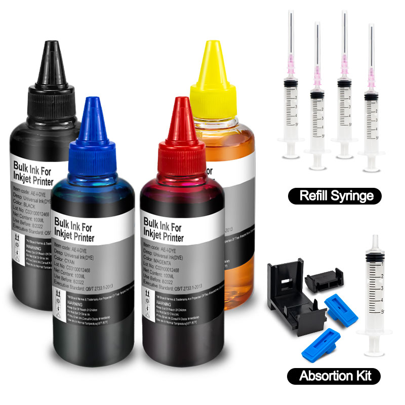 Eco Solvent Ink Cartridge - Kit tinta isi ulang Printer Universal