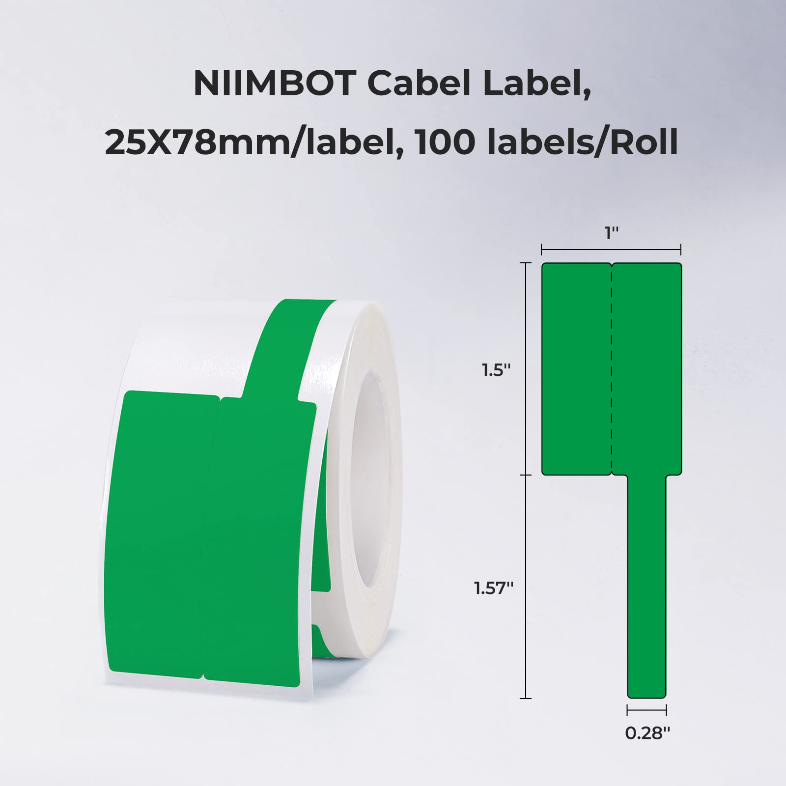 Niimbot Label Kabel Warna-warn - Heat Transfer Vinyl Roll ulasan dan harga
